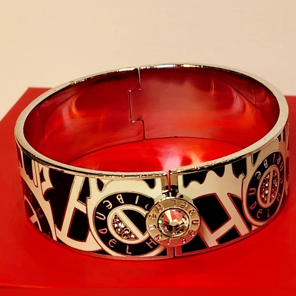 henri bendel Jewelry - Henri bendel brown and cream color bangle bracelet